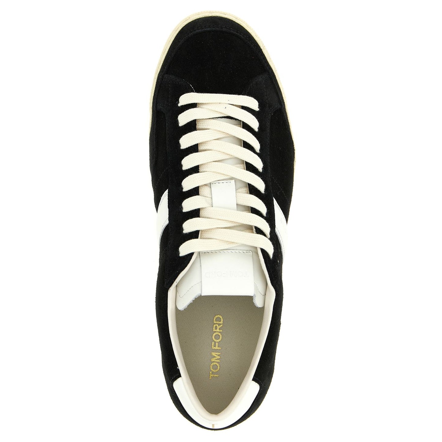Tom Ford Bicolor Leather Low Top Sneakers
