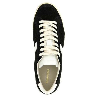 Tom Ford Bicolor Leather Low Top Sneakers
