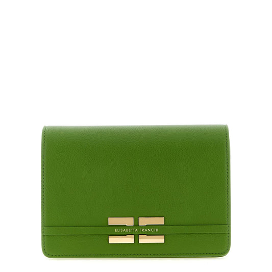Elisabetta Franchi Bicolor Polyester Crossbody Bag