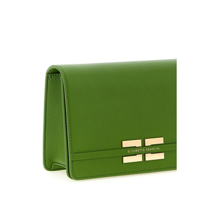 Elisabetta Franchi Bicolor Polyester Crossbody Bag