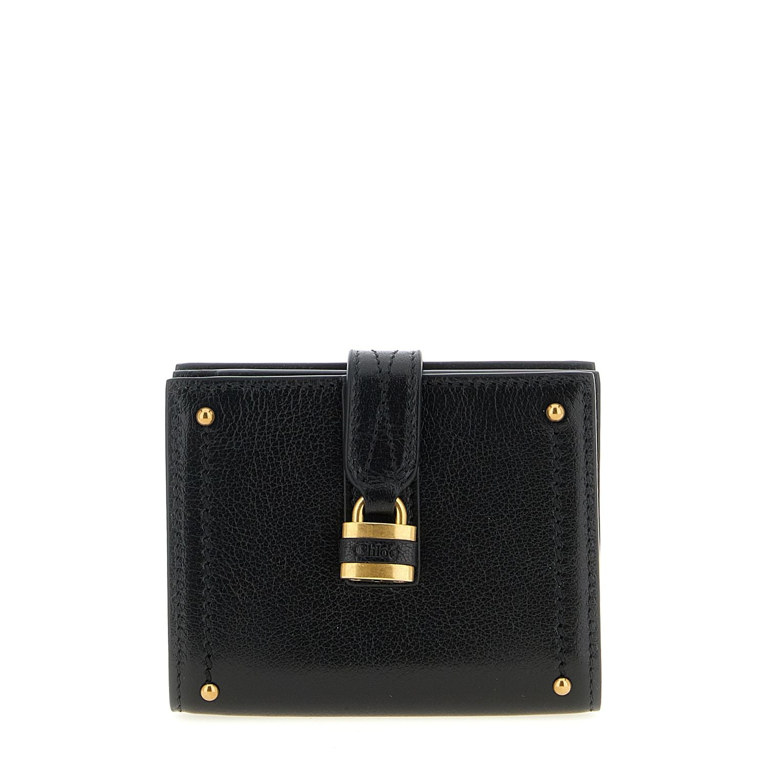Chloé Black Buffalo Leather Cardholder