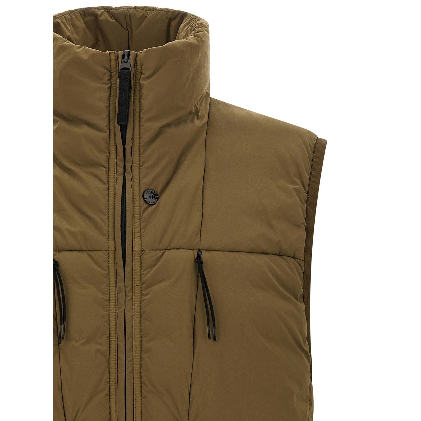 Stone Island Bicolor Polyamide Sleeveless Jacket