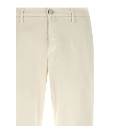 Jacob Cohen White Cotton Chino Pants