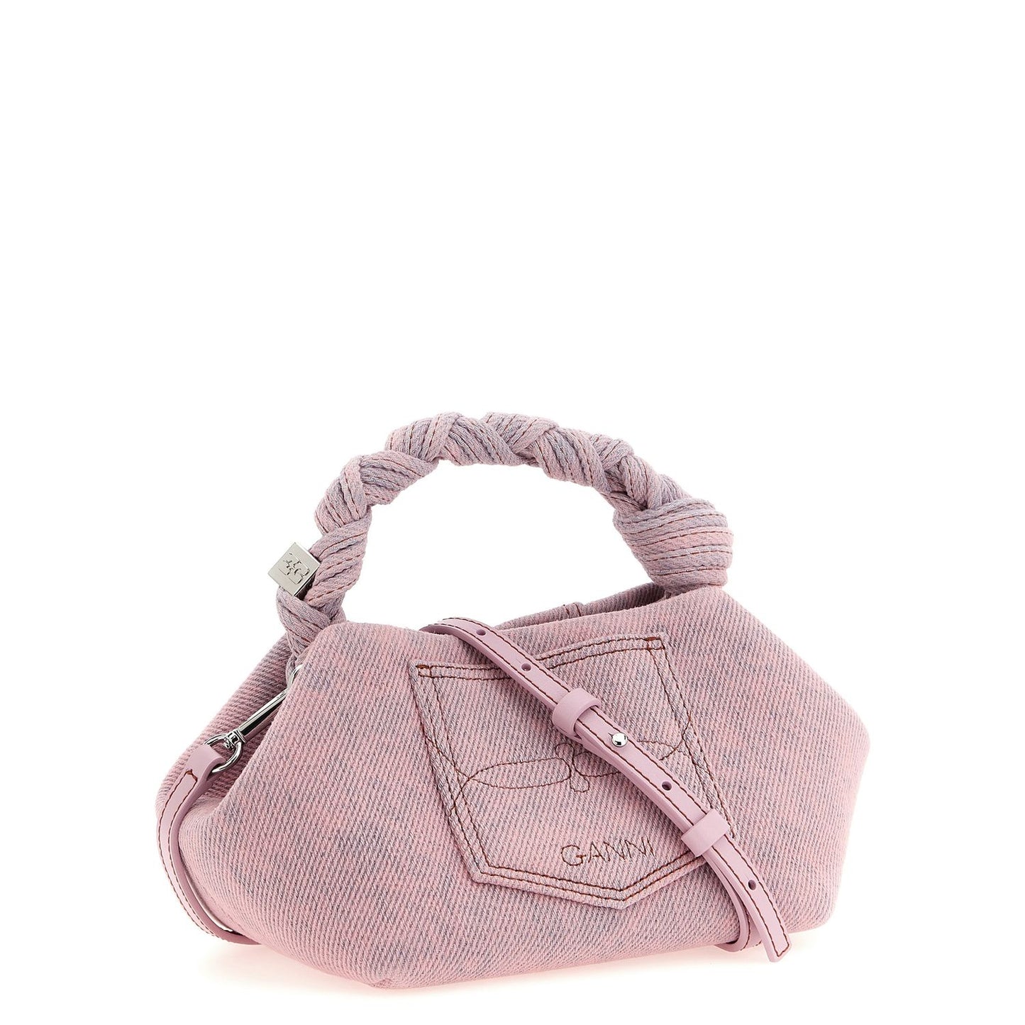 Ganni Multicolor Organic Cotton Handbag