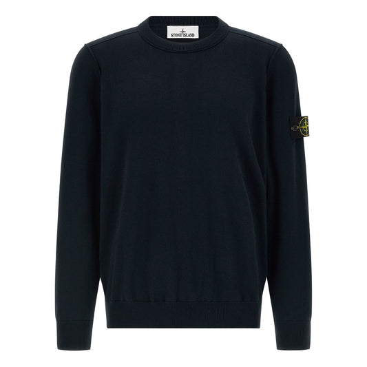 Stone Island Blue Cotton Cardigan