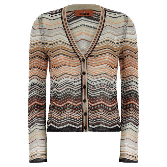 Missoni Brown Viscose Cardigan