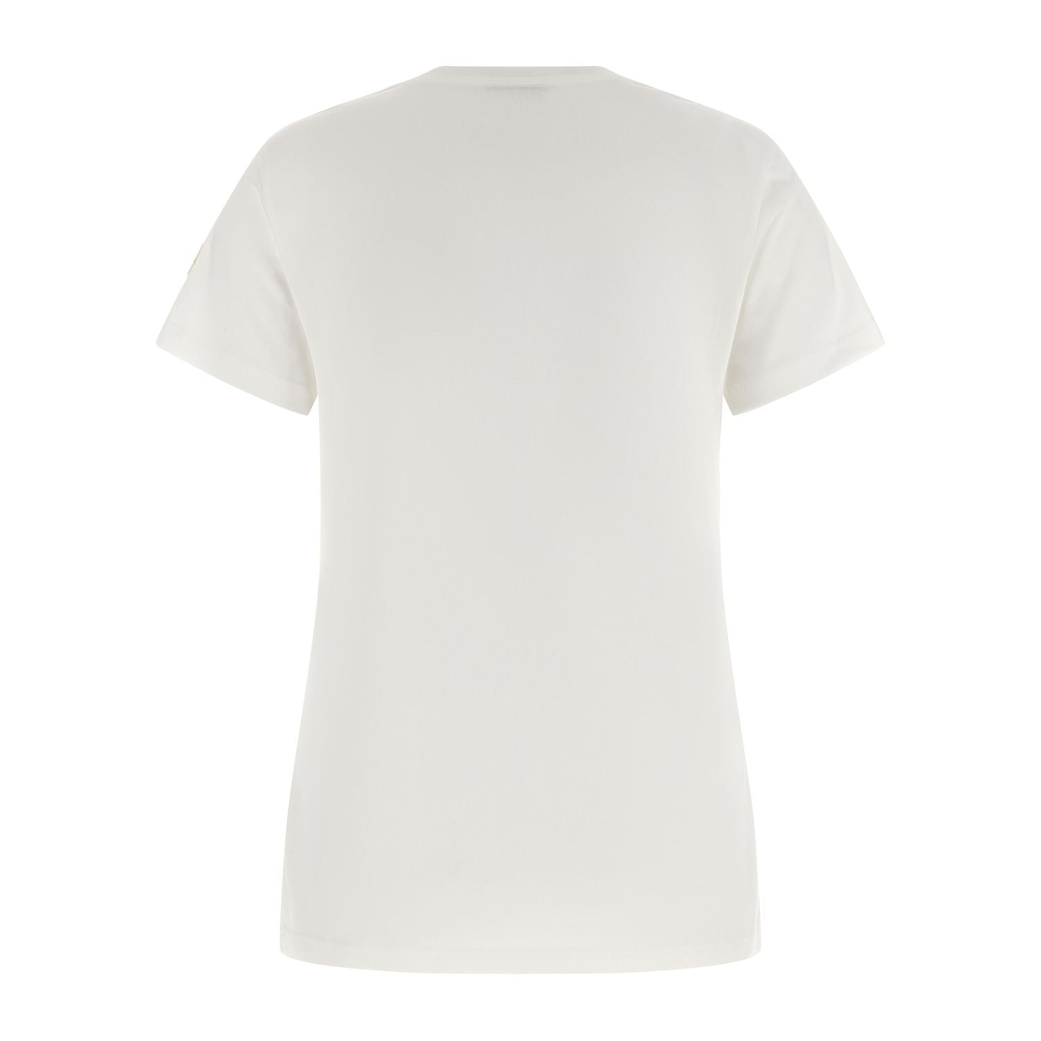 Moncler White Cotton T-Shirt