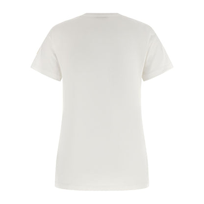 Moncler White Cotton T-Shirt