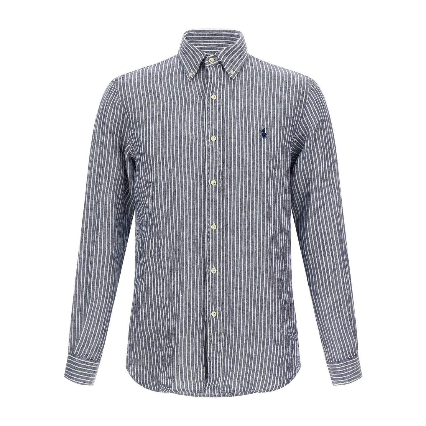 Polo Ralph Lauren Blue Linen Blouse
