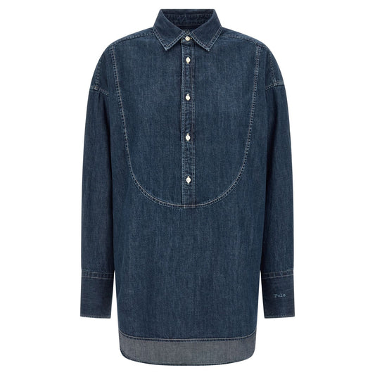 Polo Ralph Lauren Blue Cotton Blouse