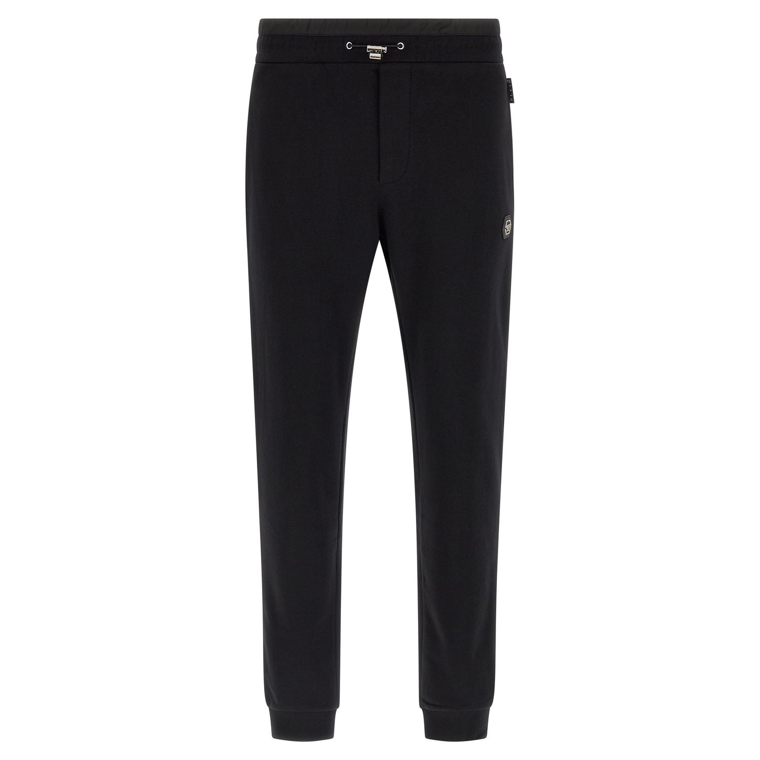 Philipp Plein Black Cotton Joggers (Workout Pants)