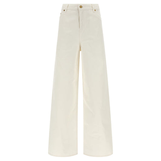 Golden Goose White Cotton Boyfriend Jeans
