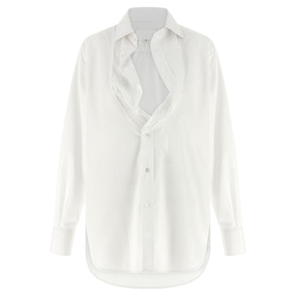 Maison Margiela White Cotton Blouse