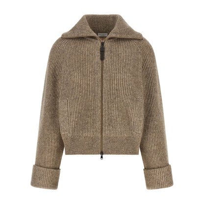 Brunello Cucinelli Beige Cashmere Cardigan