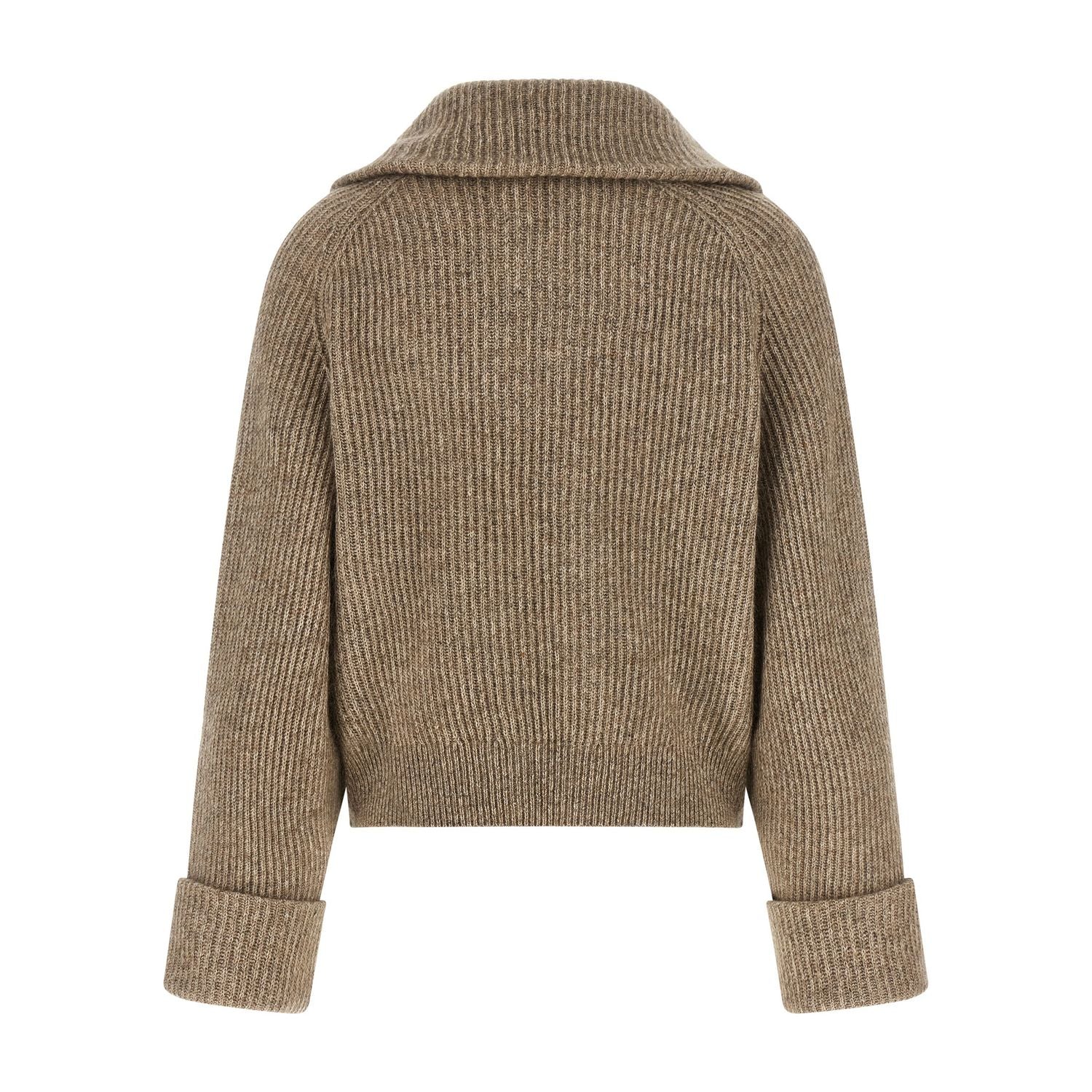 Brunello Cucinelli Beige Cashmere Cardigan