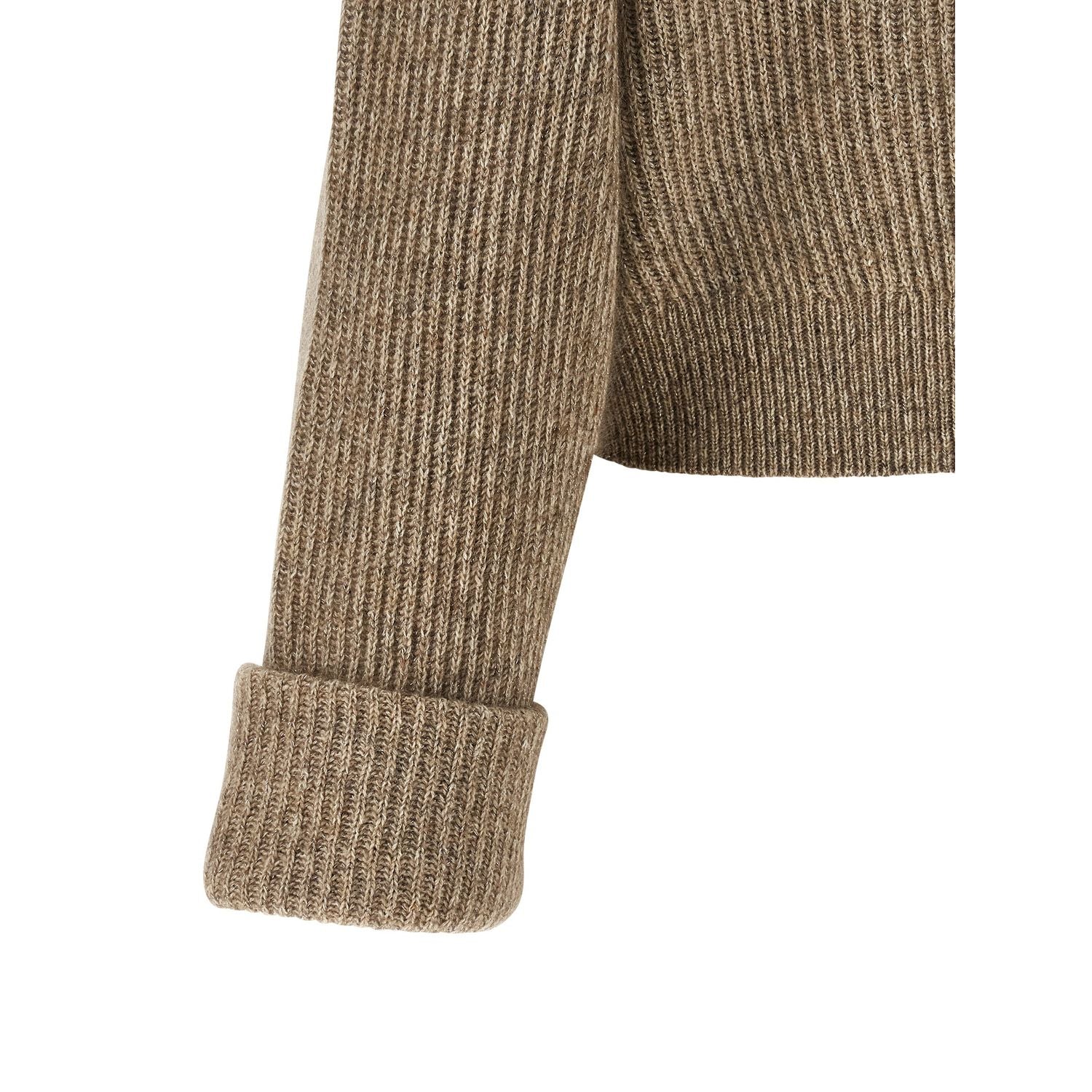 Brunello Cucinelli Beige Cashmere Cardigan