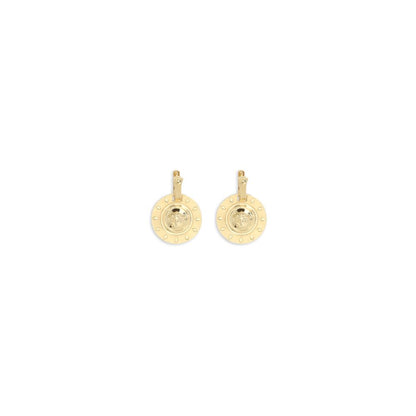 Versace Gold Brass Earrings