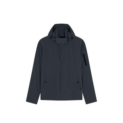 Paul & Shark Gray Nylon Shell Jacket