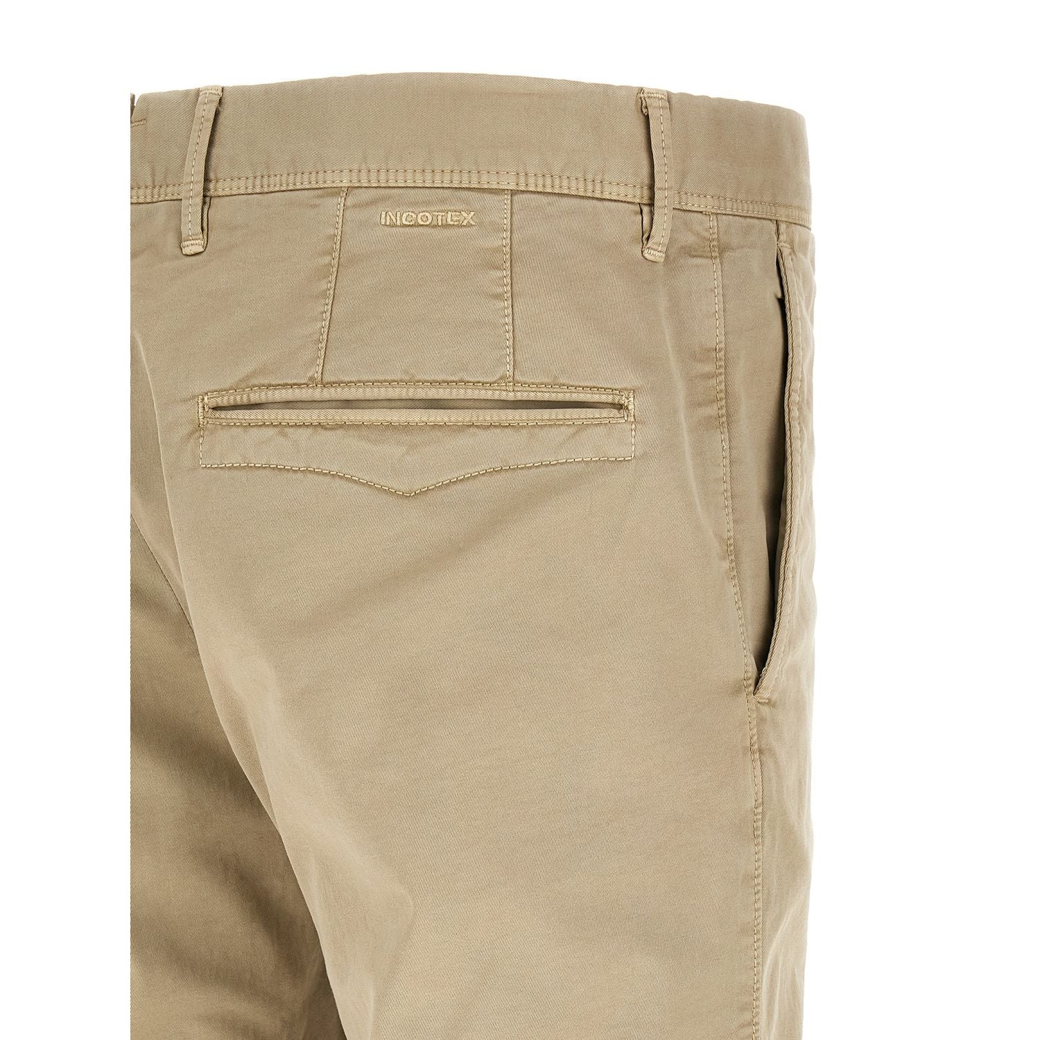 Incotex Beige Cotton Bermuda Shorts