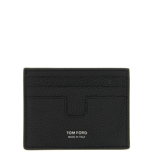 Tom Ford Black Calfskin Cardholder