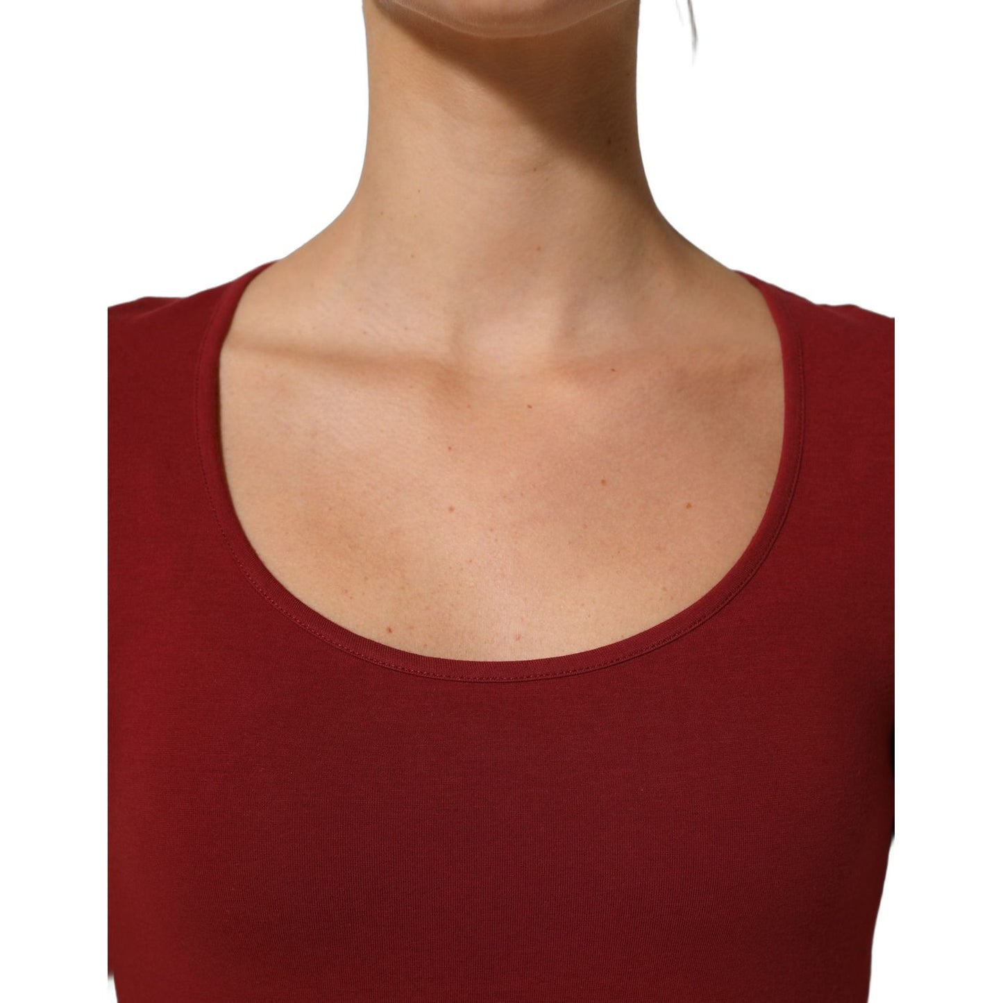 Ferre Black Wool Knit Deep V-Neck Long Sleeves Top