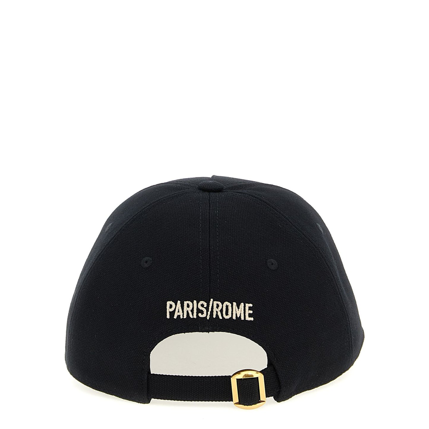 Valentino Garavani Black Cotton Cap (Baseball Hat)