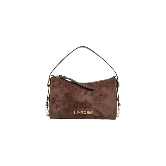 Love Moschino Brown Polyester Handbag