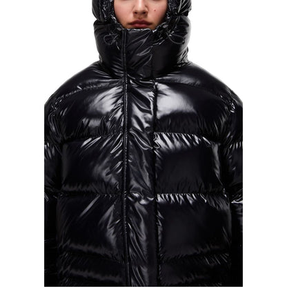 Napapijri Black Recycled Polyester Full-Length Jacket