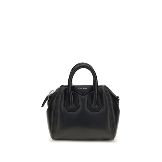 Givenchy Black Lambskin The Antigona Bomber mini Handbag
