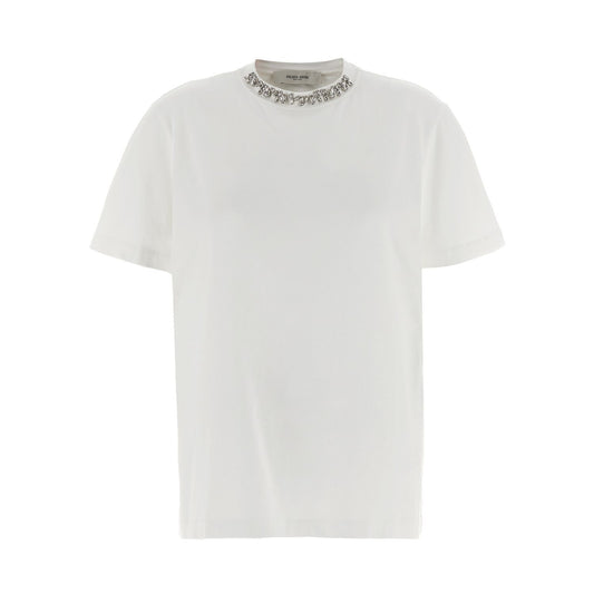 Golden Goose White Cotton T-Shirt