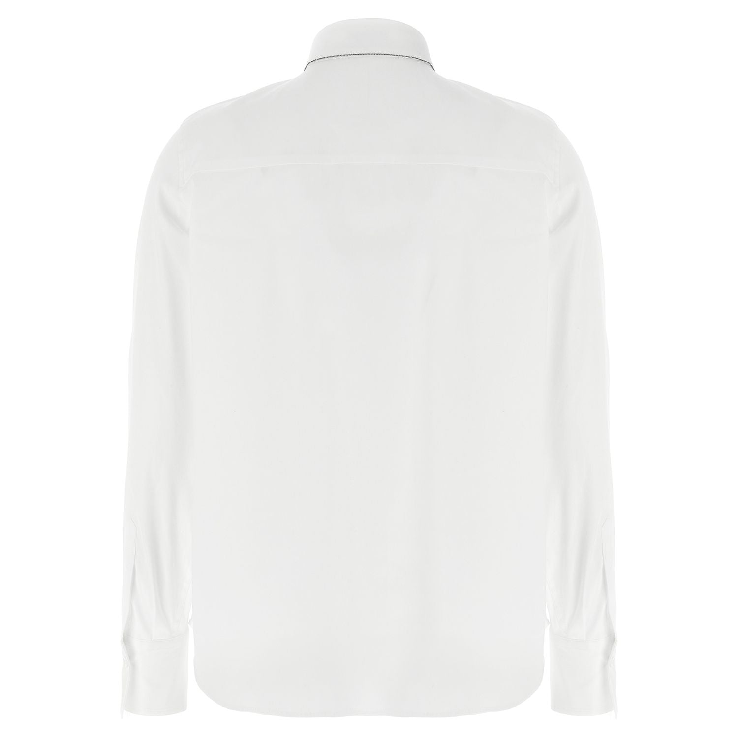 Brunello Cucinelli White Cotton Blouse