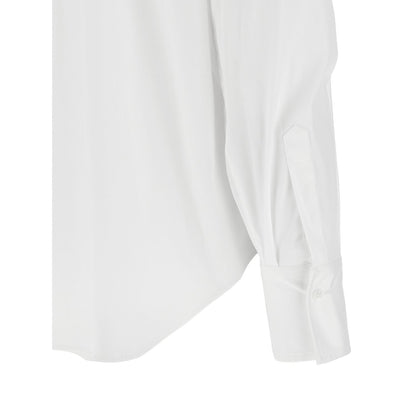 Brunello Cucinelli White Cotton Blouse
