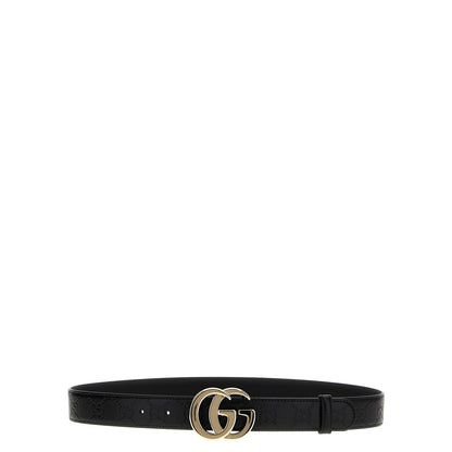 Gucci Black Calfskin Regular Belt