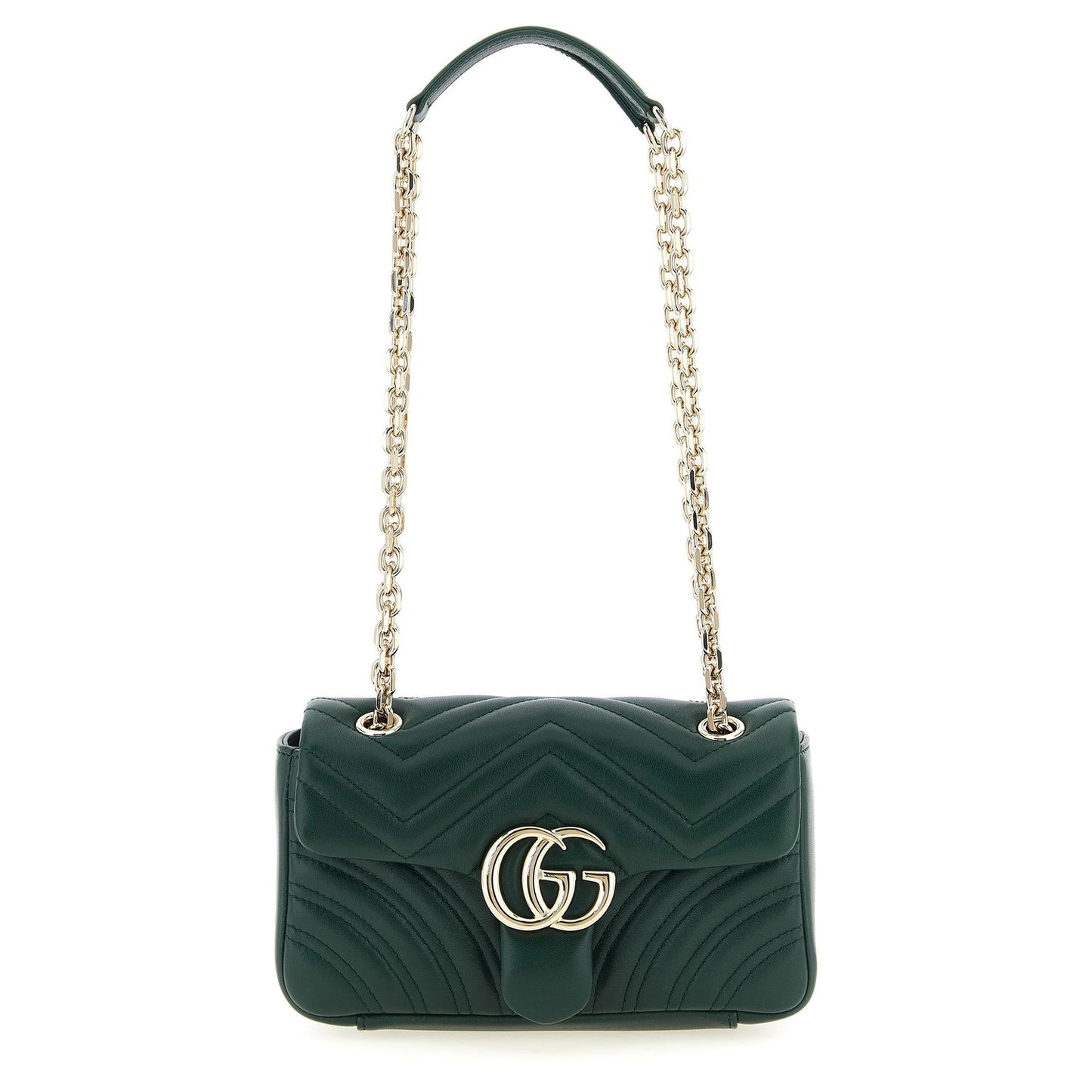 Gucci Bicolor Lamb Leather Shoulder Bag