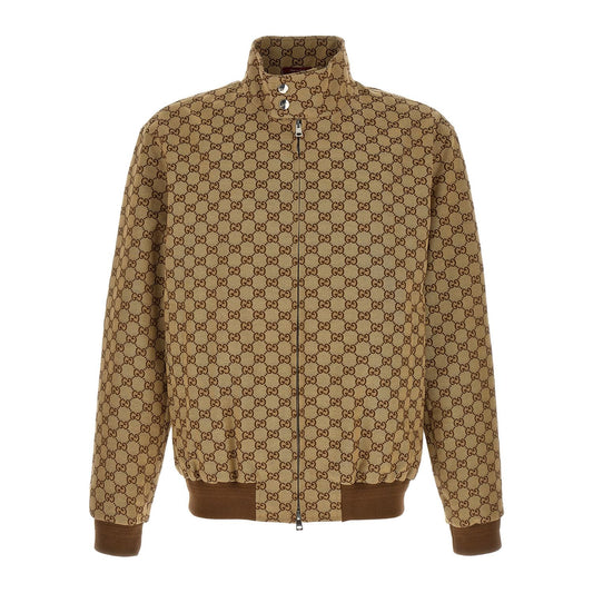 Gucci Beige Cotton Bomber