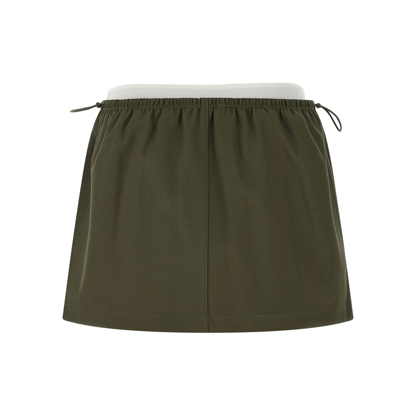 Alexander Wang Bicolor Cotton Long Skirt