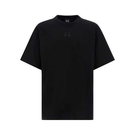 44 Label Group Black Cotton T-Shirt