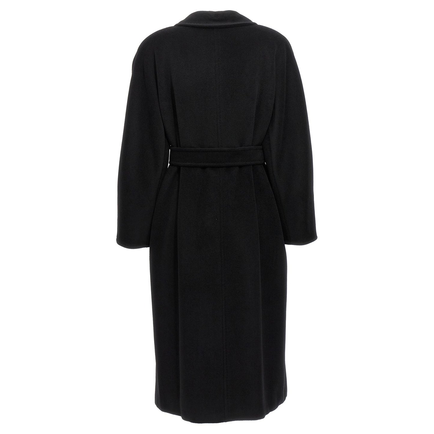 Max Mara Black Virgin Wool Coat
