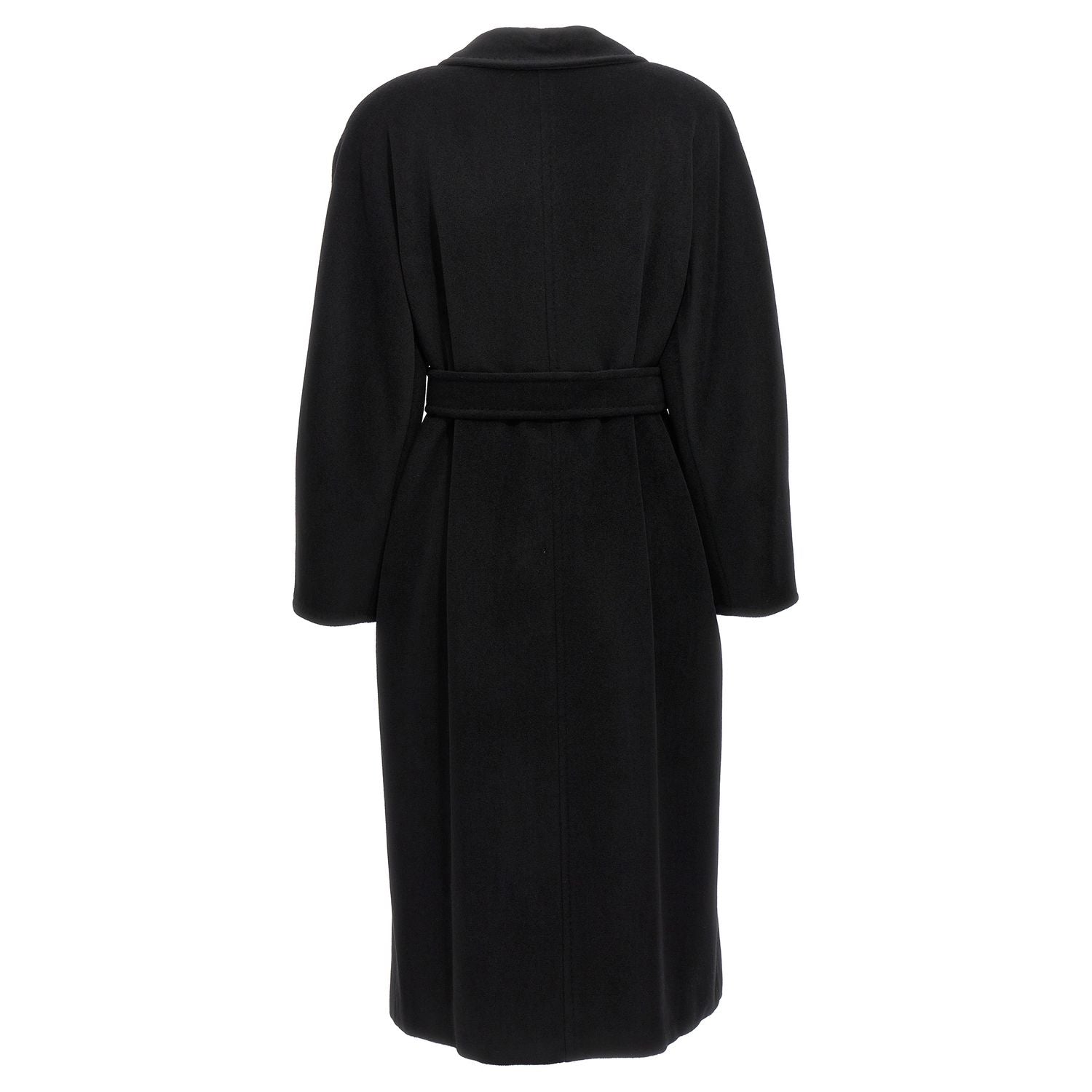 Max Mara Black Virgin Wool Coat