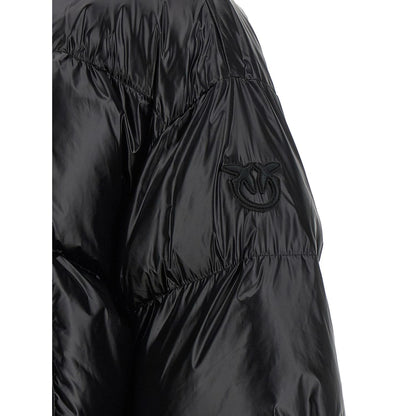 PINKO Black Polyamide Shell Jacket