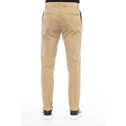 Peserico Beige Cotton Men's Pant