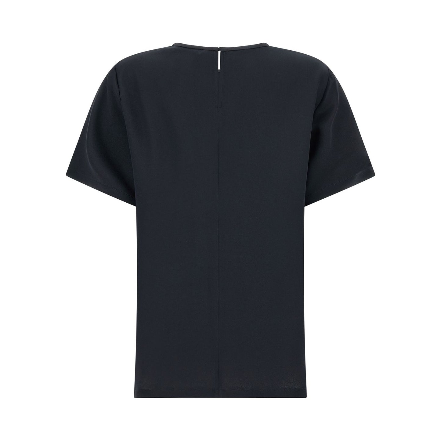 Max Mara Black Silk Blouse