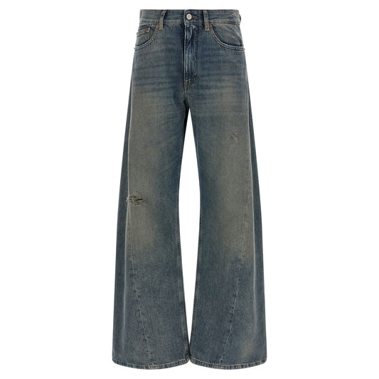 MM6 Maison Margiela Blue Cotton Jeans Denim