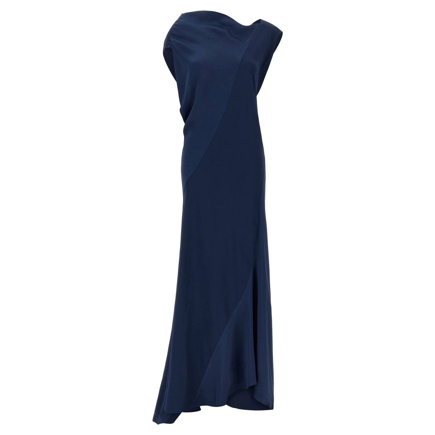 Alberta Ferretti Blue Viscose Long Dress