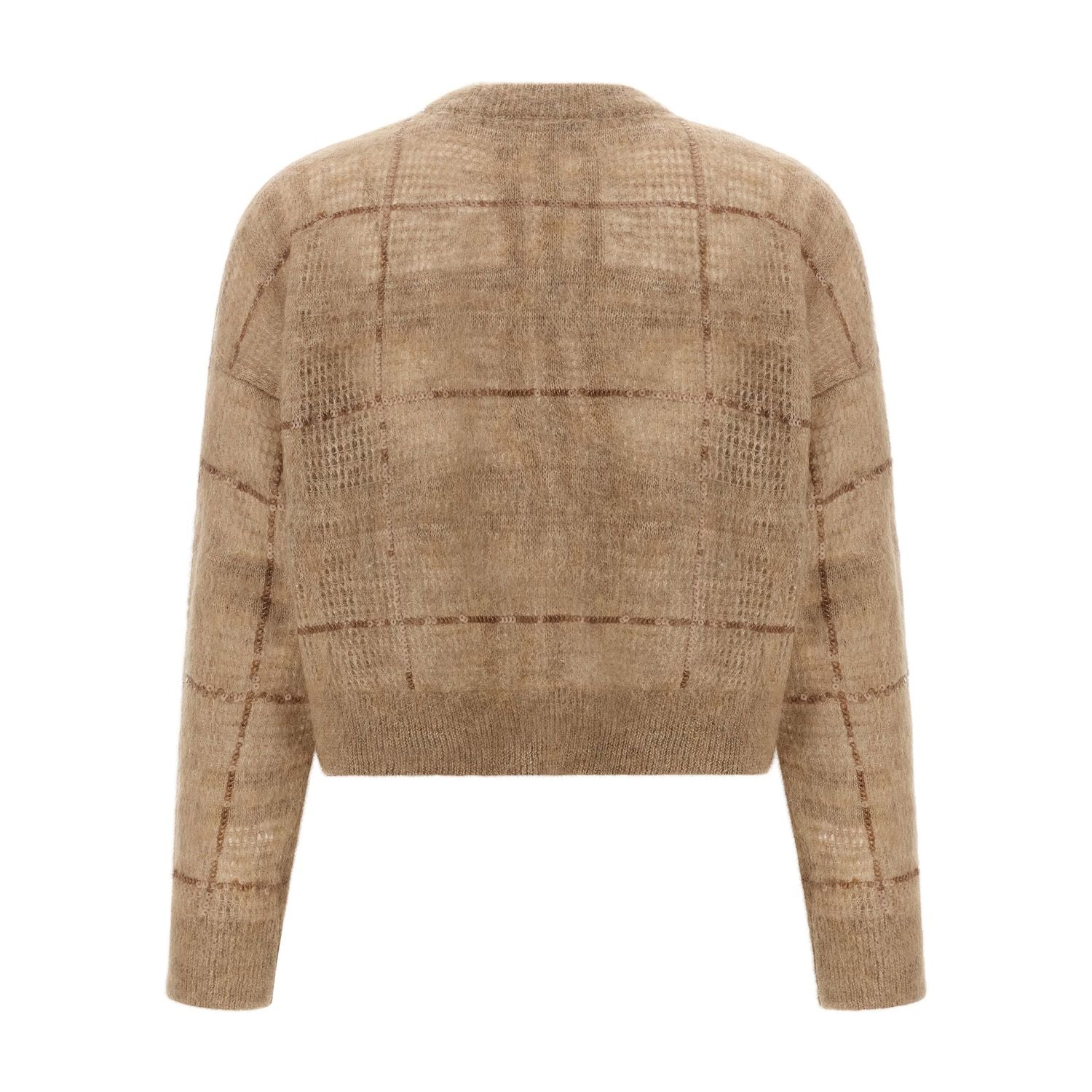 Brunello Cucinelli Beige Wool Cardigan