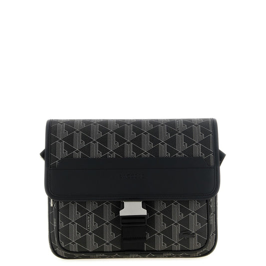 Lacoste Black Pvc Crossbody Bag