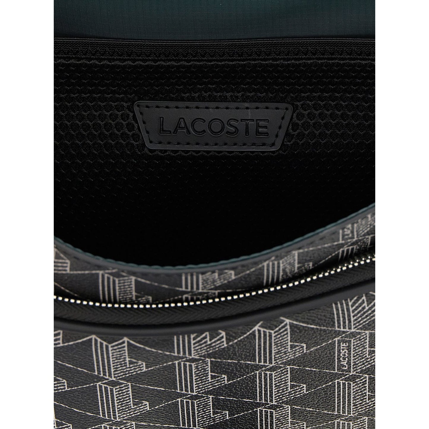 Lacoste Black Pvc Crossbody Bag