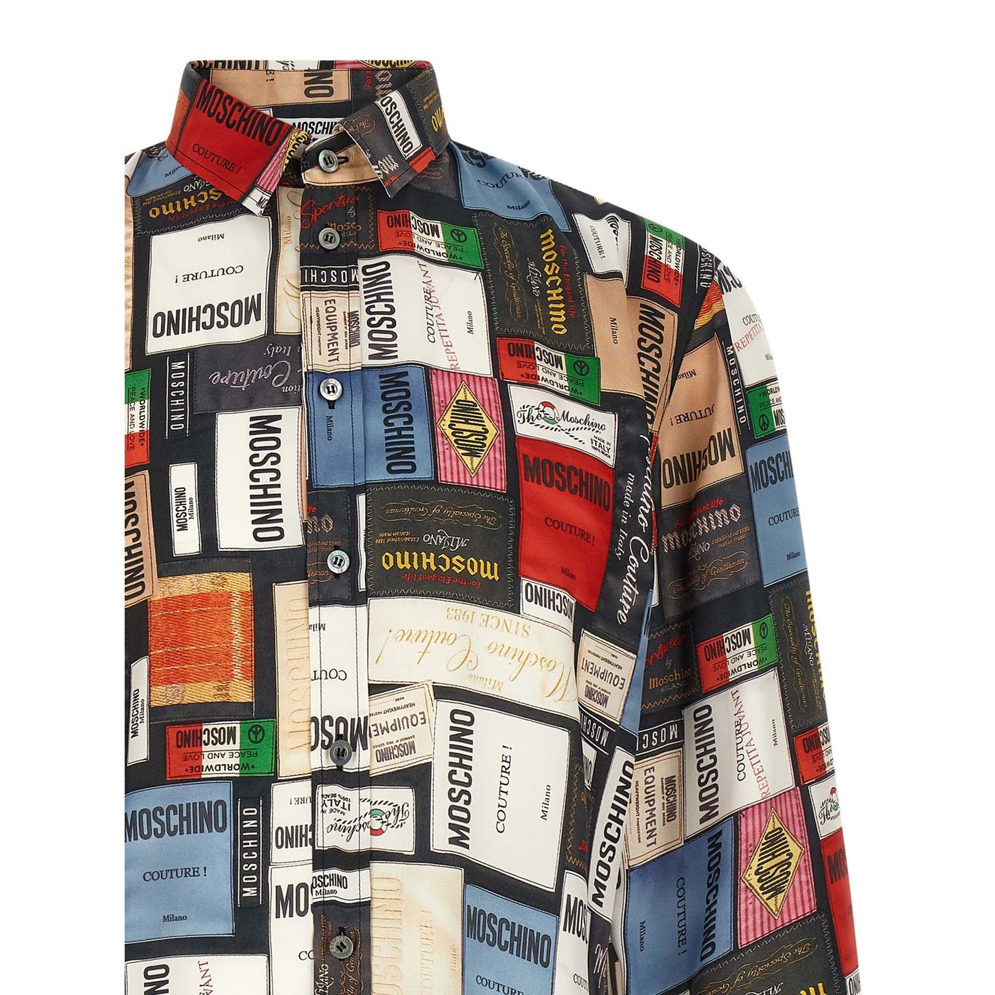 Moschino Multicolor Silk Blouse