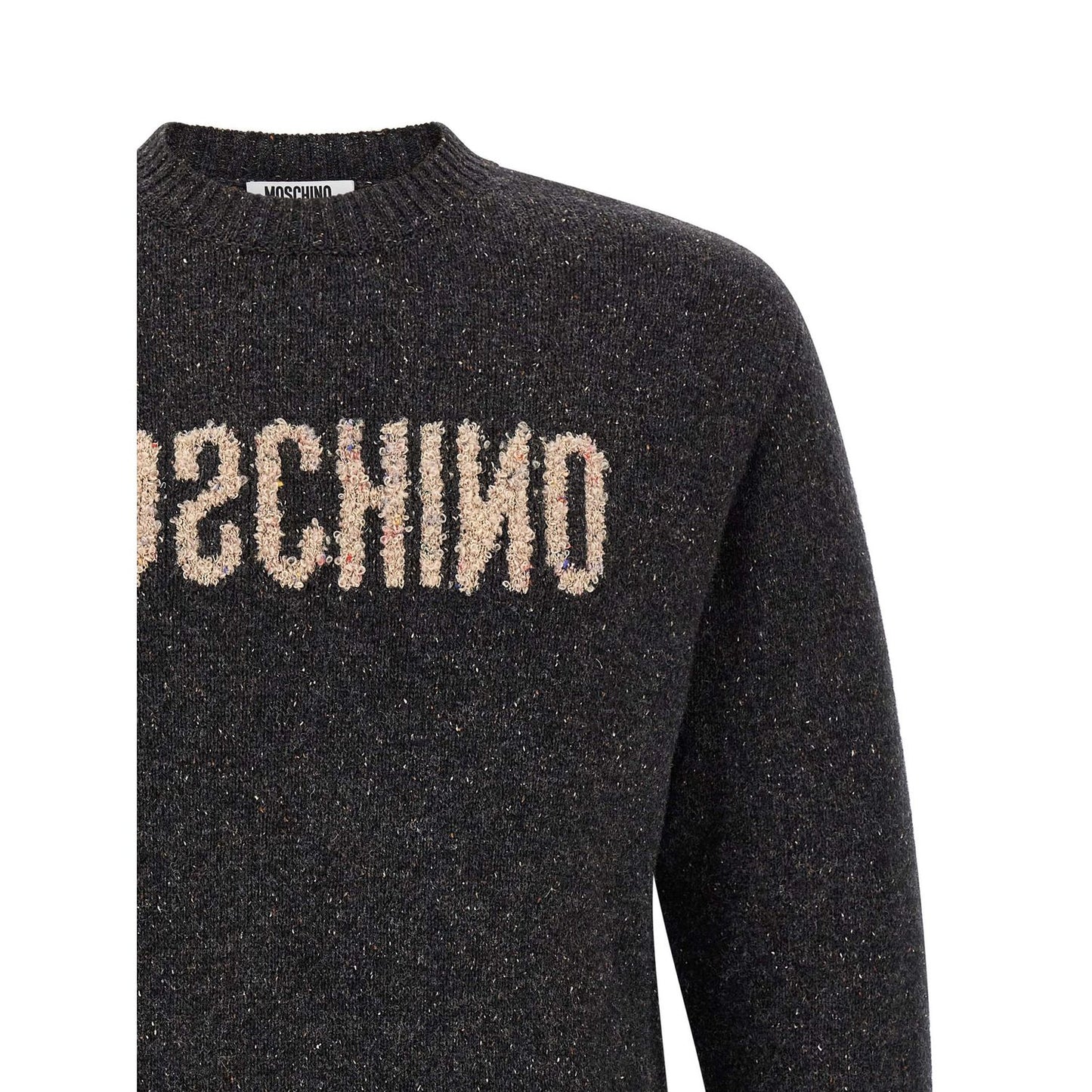 Moschino Gray Wool Cardigan
