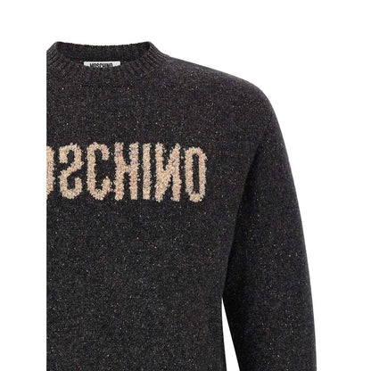 Moschino Gray Wool Cardigan